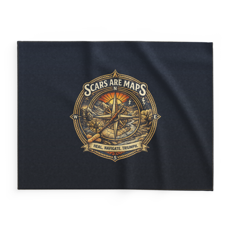 Stormwalker Outpost | Stormwalker ScarsAreMaps medallion | Lightweight Summer Blanket