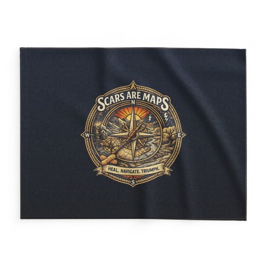 Stormwalker Outpost | Stormwalker ScarsAreMaps medallion | Lightweight Summer Blanket
