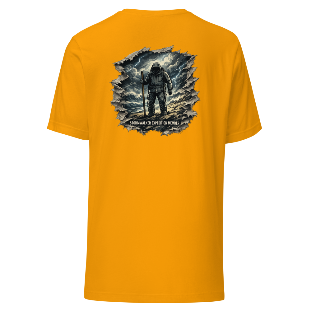 Stormwalker Outpost — Outpost Medallion Tee — Back (Gold)
