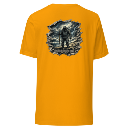 Stormwalker Outpost — Outpost Medallion Tee — Back (Gold)