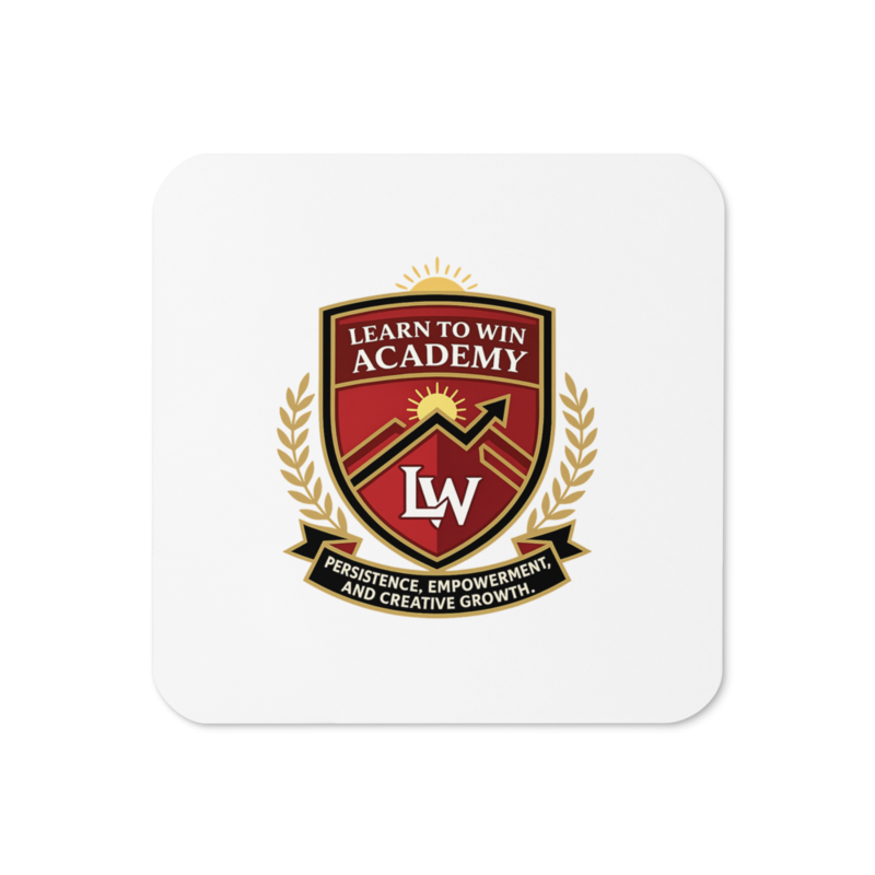 LTW Core logo Cork Coaster