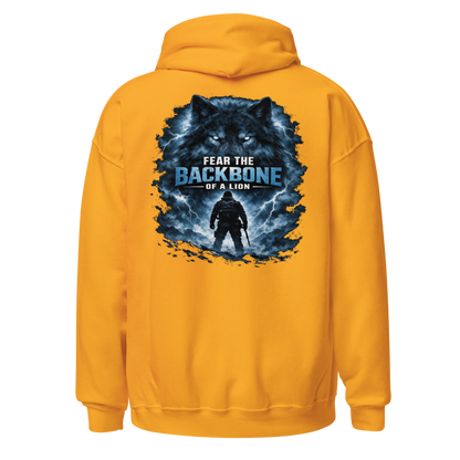 Stormwalker Outpost — Compass Badge Hoodie — Back (Gold)