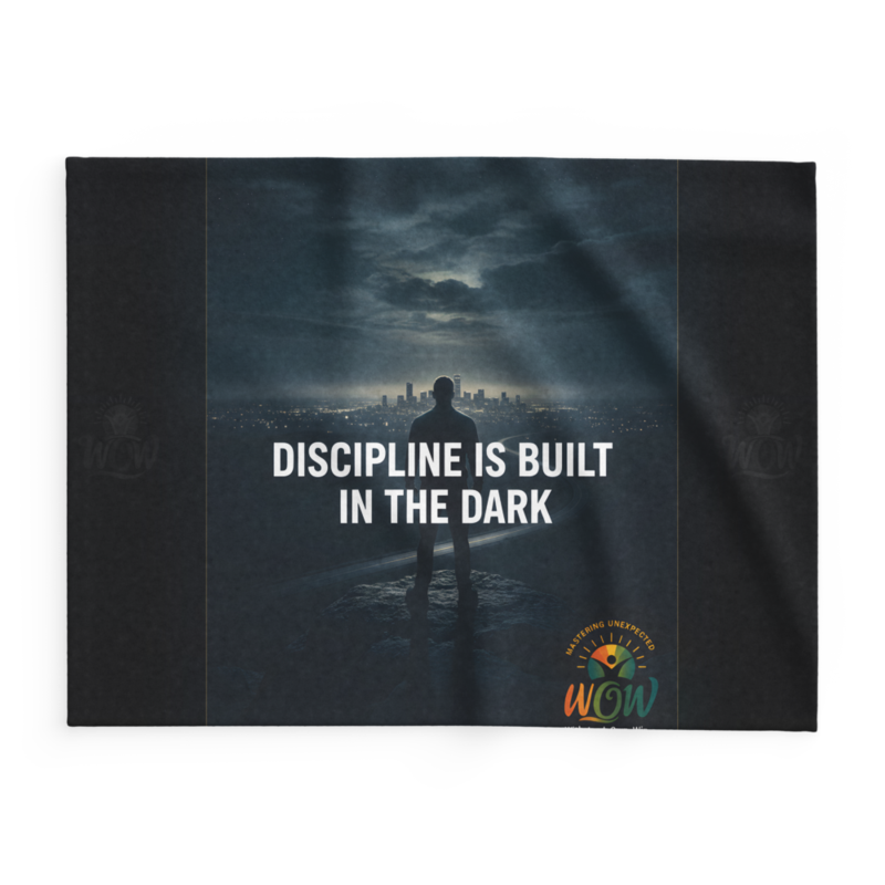 WOW | Discipline Is Built In The Dark | Lightweight Summer Blanket