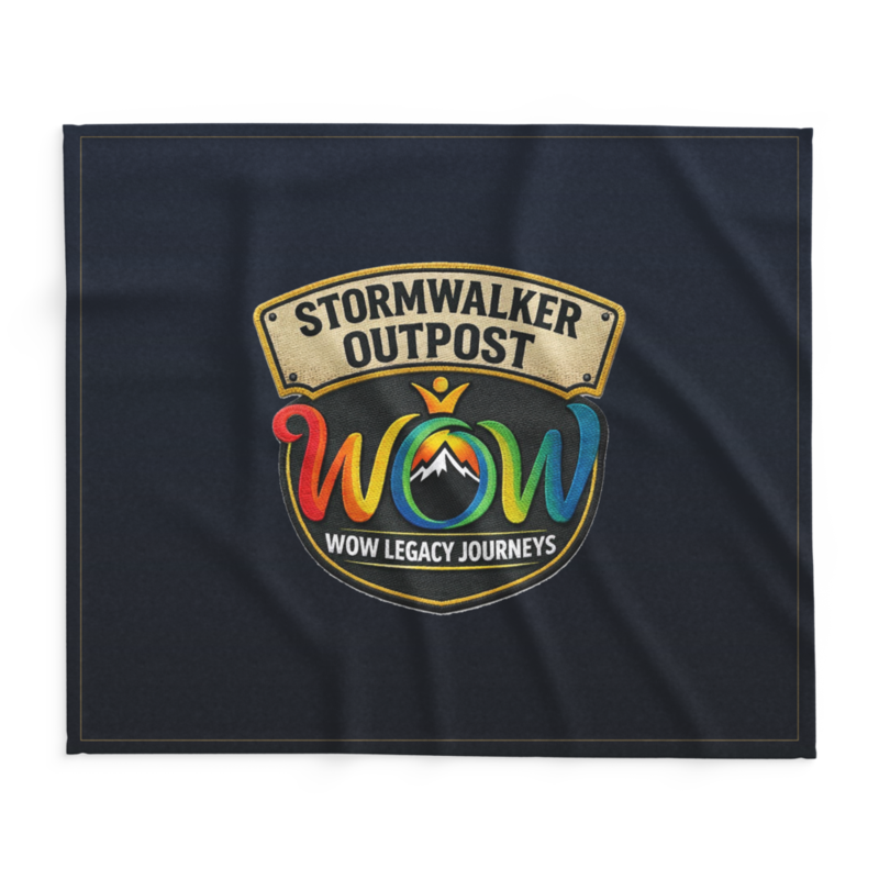 Stormwalker Outpost | Stormwalker Outpost WOW logo | Lightweight Summer Blanket