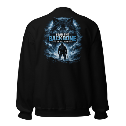 Stormwalker Outpost — Compass Badge Crewneck — Back (Black)
