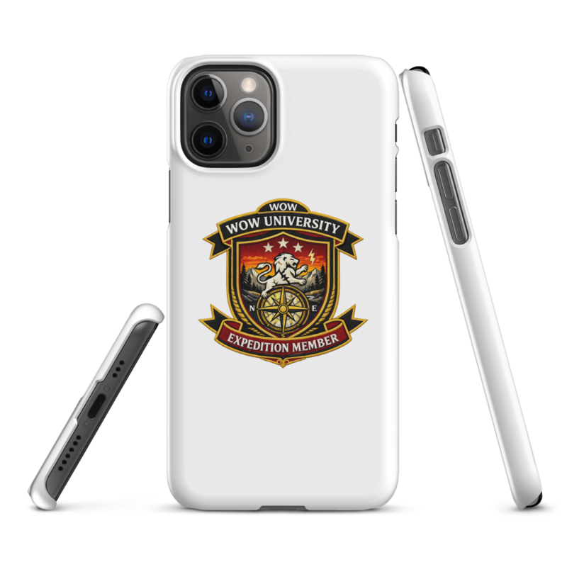 WOW University | WOWU ExpeditionMember badge | iPhone Snap Case