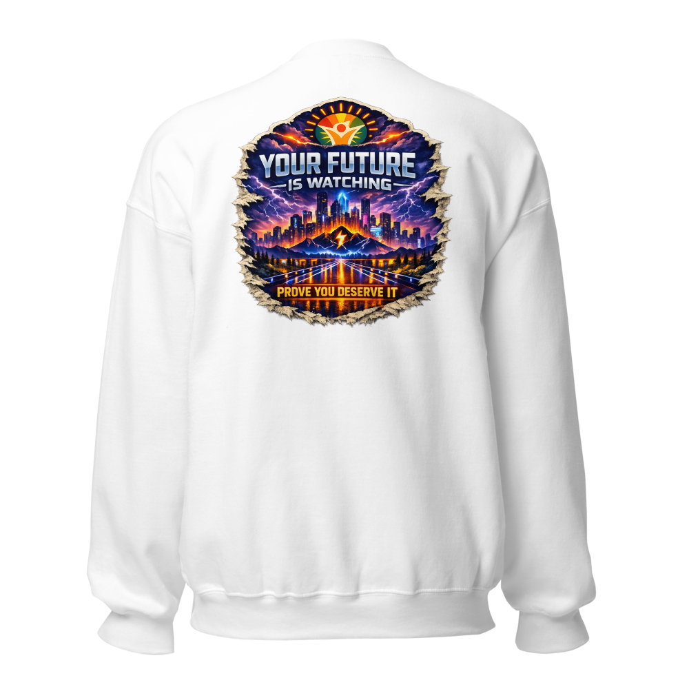 WOW University — Expedition Member Crewneck — Back (White)