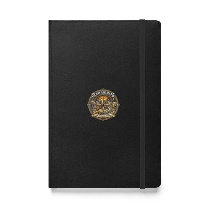 Stormwalker ScarsAreMaps medallion Hardcover Notebook