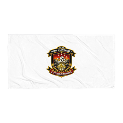WOW University | WOWU ExpeditionMember badge | Beach Towel