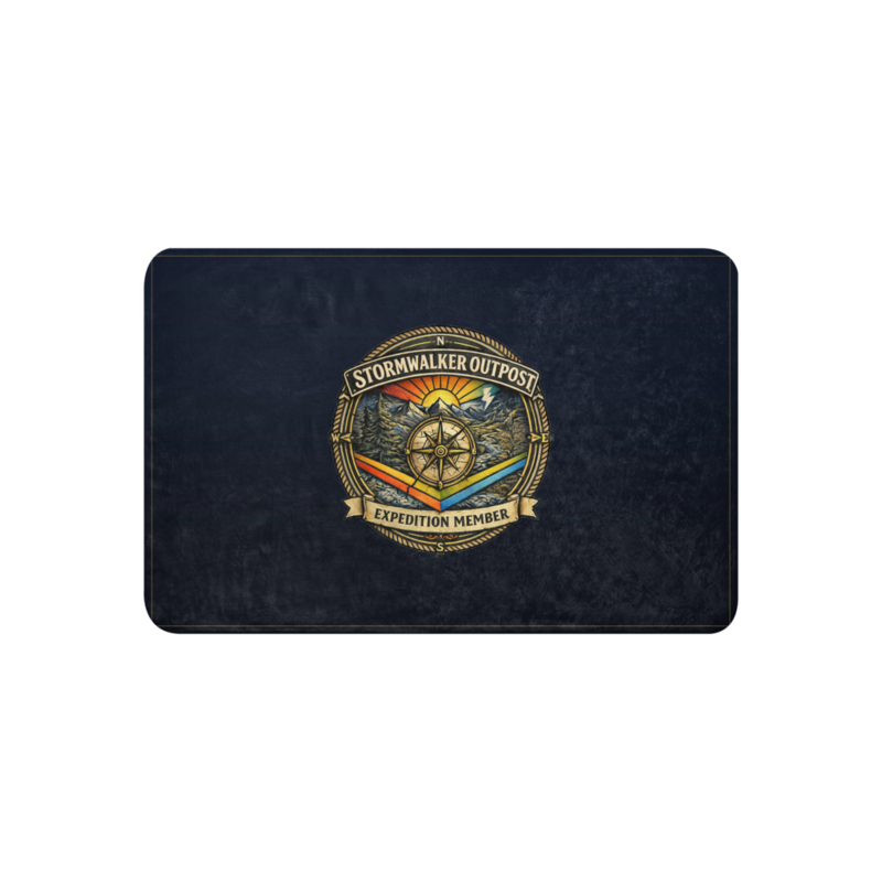 Stormwalker Outpost | Stormwalker Outpost medallion | Sublimated Sherpa Blanket