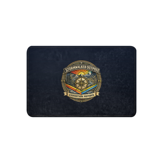 Stormwalker Outpost | Stormwalker Outpost medallion | Sublimated Sherpa Blanket