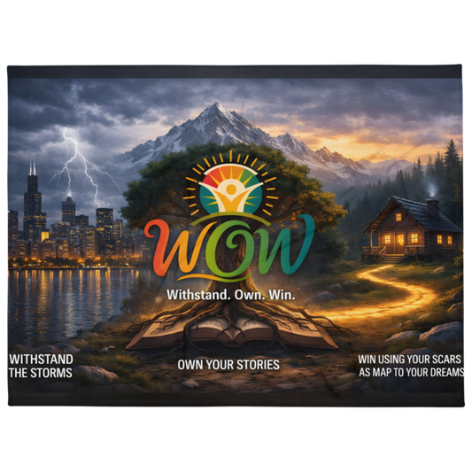 WOW | Withstand Own Win | Throw Blanket