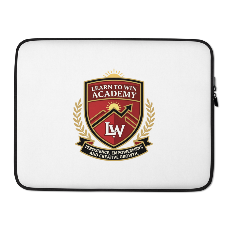 Learn To Win Academy | LTW Core logo | Laptop Sleeve