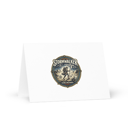 Stormwalker Outpost | Stormwalker Scars medallion | Greeting Card