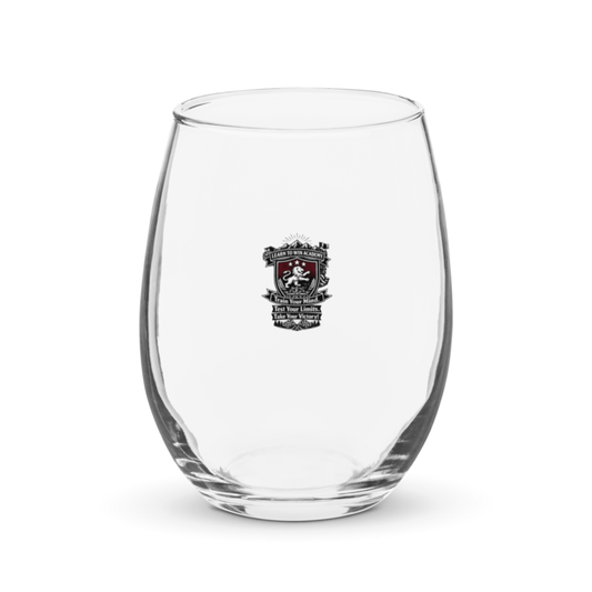 Learn To Win Academy | LTW TrainYourMind badge | Wine Glass