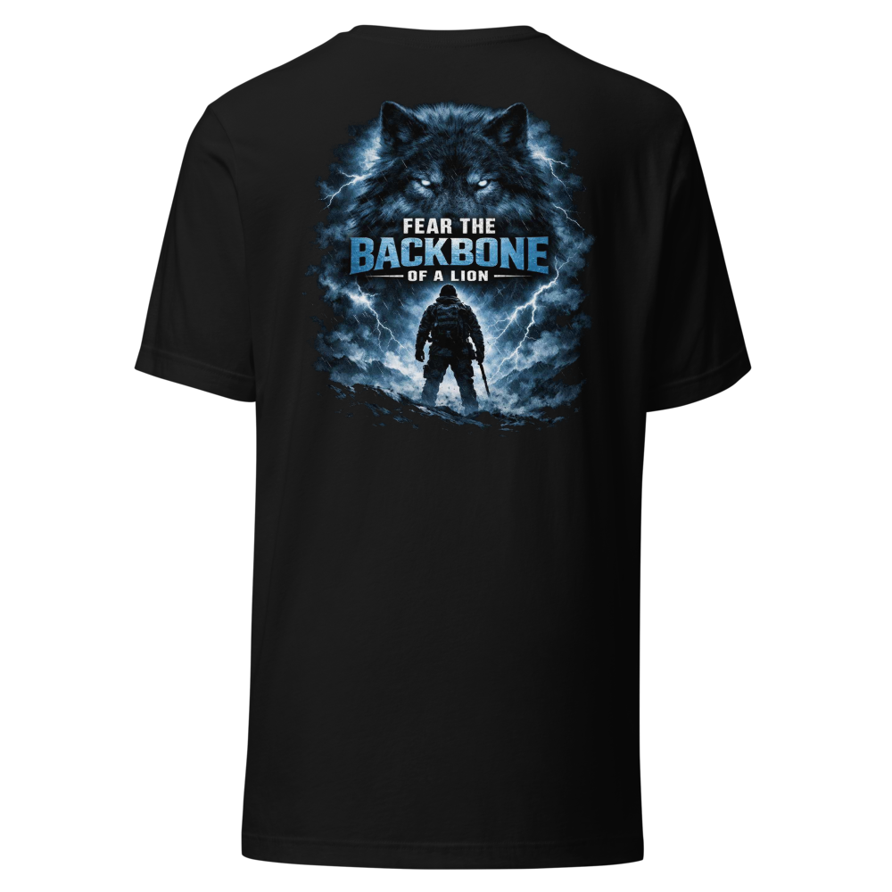 Stormwalker Outpost — Compass Badge Tee — Back (Black)