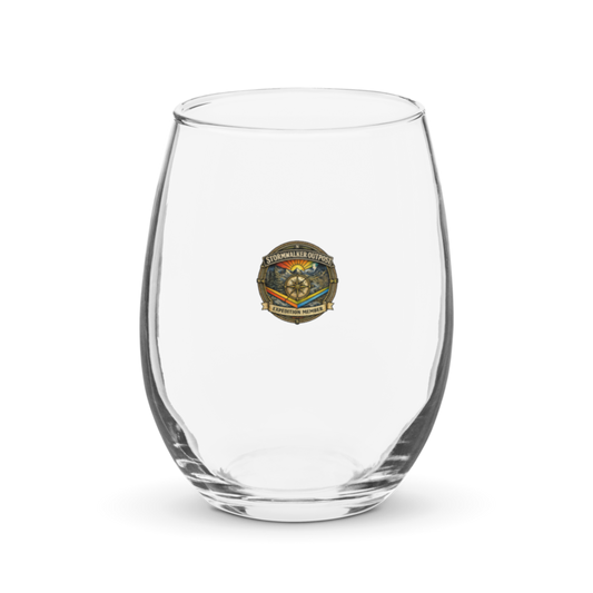 Stormwalker Outpost medallion Wine Glass