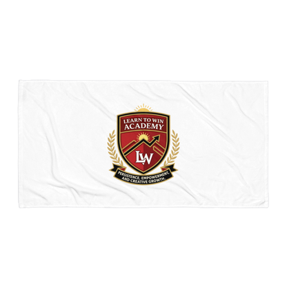 Learn To Win Academy | LTW Core logo | Beach Towel