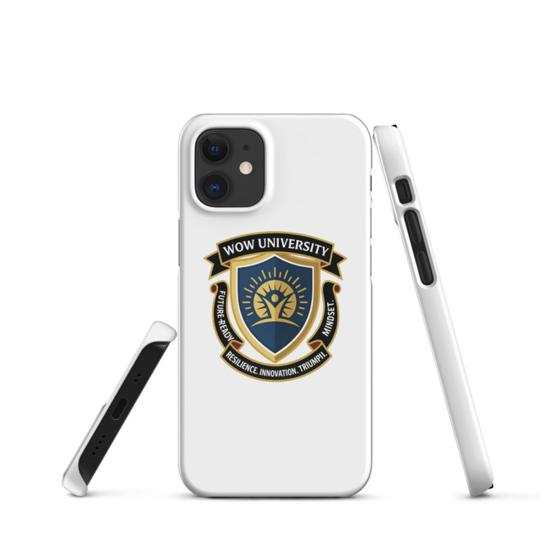 WOW University | WOWU FutureReadyMindset badge | iPhone Snap Case