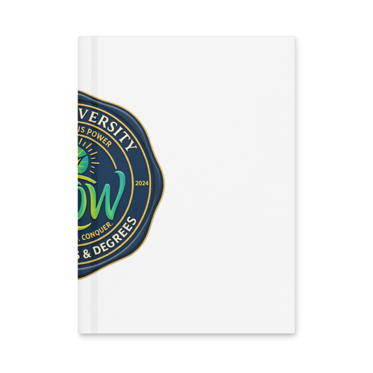 WOW University | WOWU DepartmentsDegrees medallion | Hardcover Journal