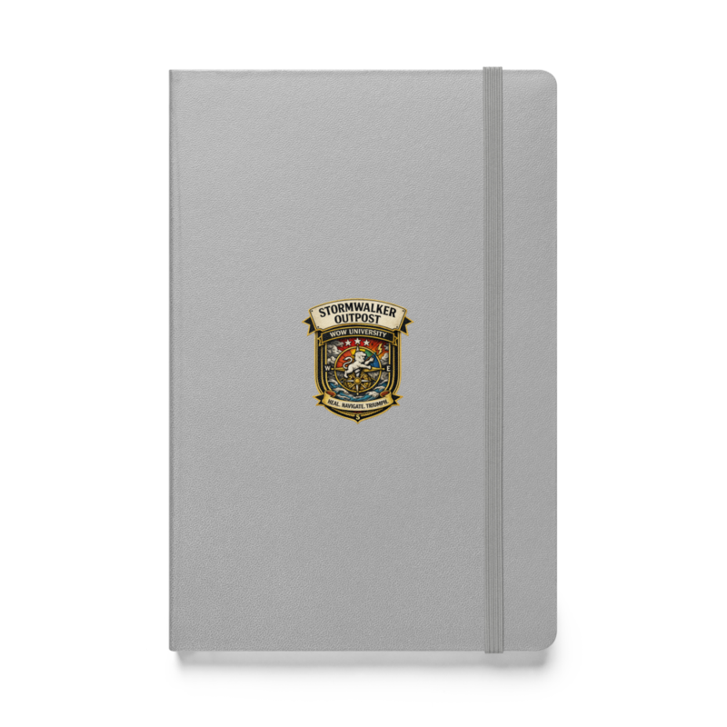 Stormwalker Outpost badge Hardcover Notebook
