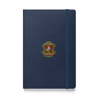 WOWU VisionaryLeadership badge Hardcover Notebook