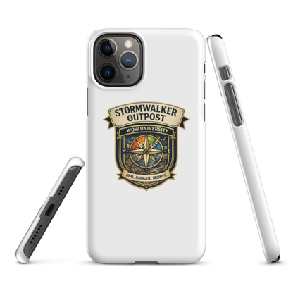 WOW University | Stormwalker Outpost WOWU compass badge | iPhone Snap Case