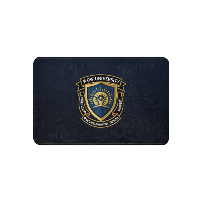 WOW University | WOWU FutureReadyMindset badge | Sublimated Sherpa Blanket