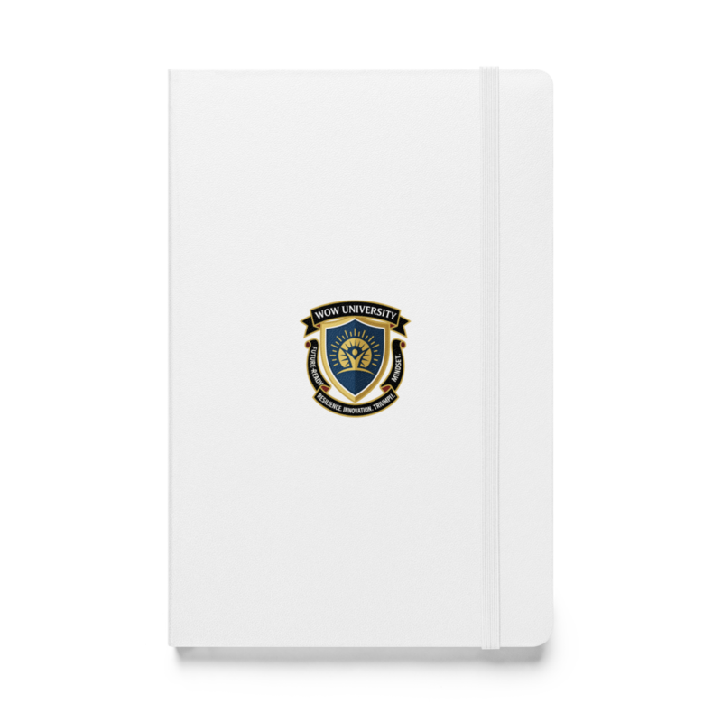 WOWU FutureReadyMindset badge Hardcover Notebook