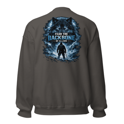 Stormwalker Outpost — Compass Badge Crewneck — Back (Charcoal)
