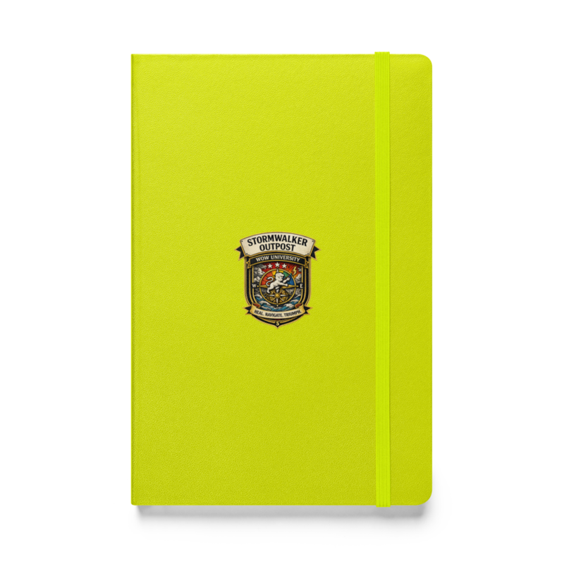 Stormwalker Outpost badge Hardcover Notebook