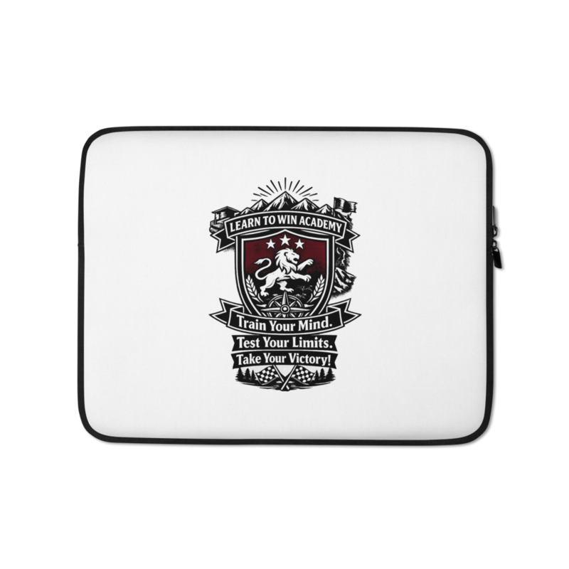 LTW TrainYourMind badge Laptop Sleeve