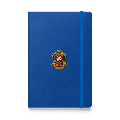 WOWU VisionaryLeadership badge Hardcover Notebook