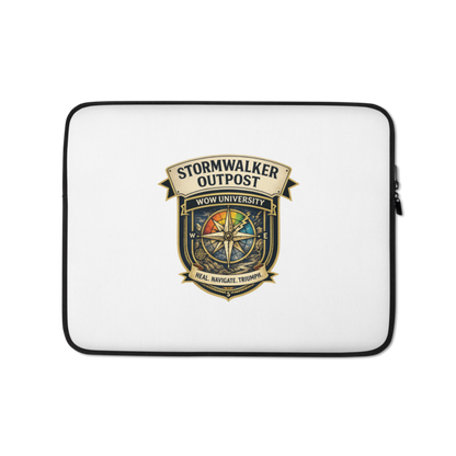 WOW University | Stormwalker Outpost WOWU compass badge | Laptop Sleeve
