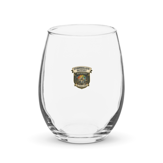 WOW University | Stormwalker Outpost WOWU compass badge | Wine Glass