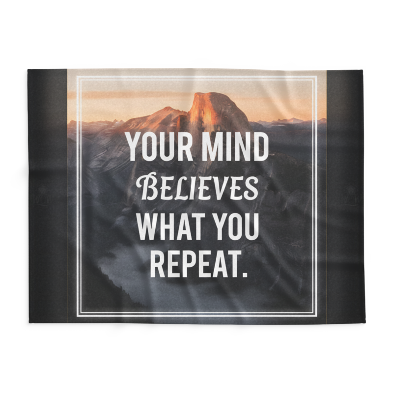 WOW | Your Mind Believes What You Repeat | Lightweight Summer Blanket