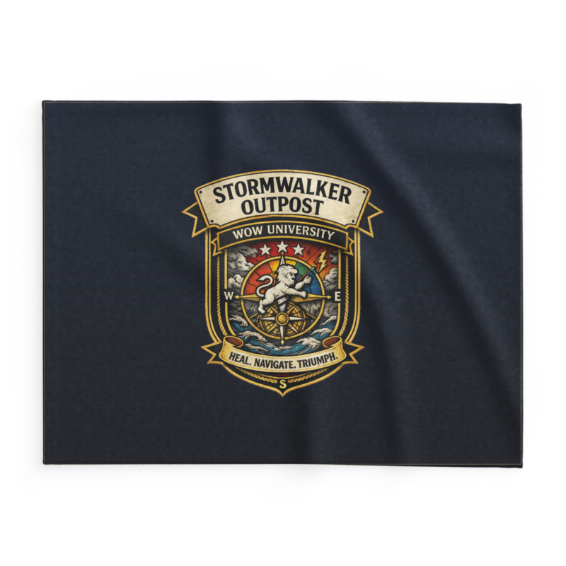 Stormwalker Outpost | Stormwalker Outpost badge | Lightweight Summer Blanket