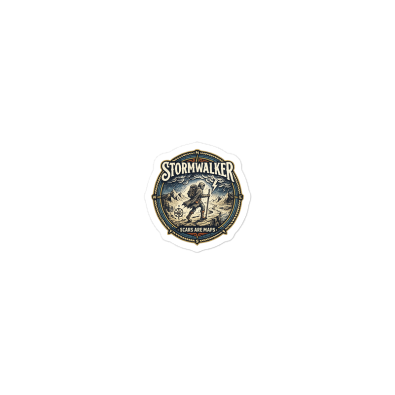 Stormwalker Scars medallion Kiss-Cut Stickers