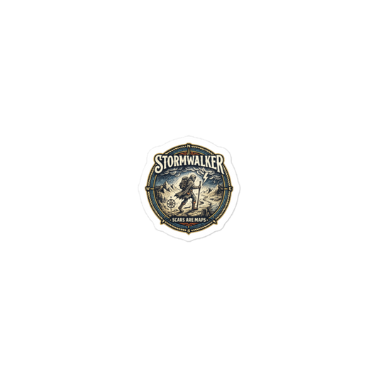Stormwalker Scars medallion Kiss-Cut Stickers
