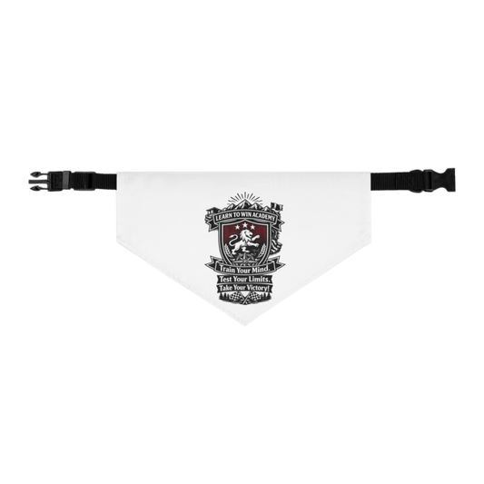 Learn To Win Academy | LTW TrainYourMind badge | Pet Bandana