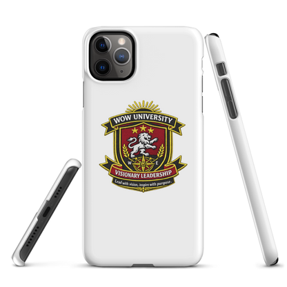 WOW University | WOWU VisionaryLeadership badge | iPhone Snap Case