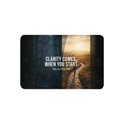 WOW | Clarity Comes When You Start | Sublimated Sherpa Blanket