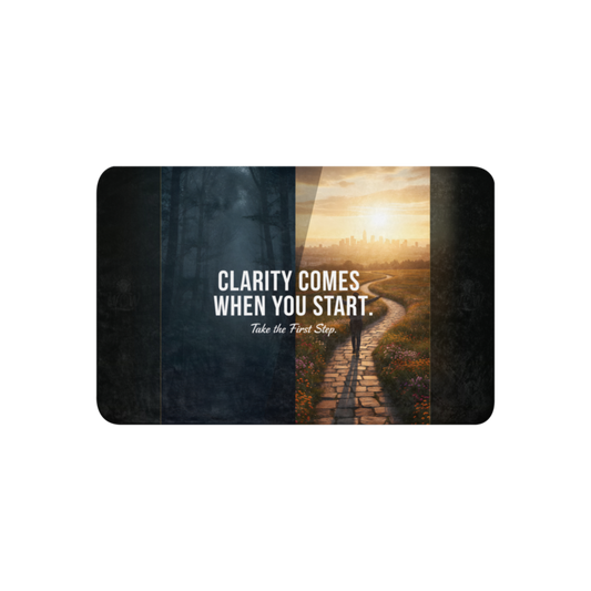 WOW | Clarity Comes When You Start | Sublimated Sherpa Blanket
