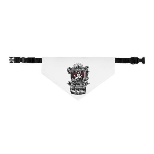 Learn To Win Academy | LTW TrainYourMind badge | Pet Bandana