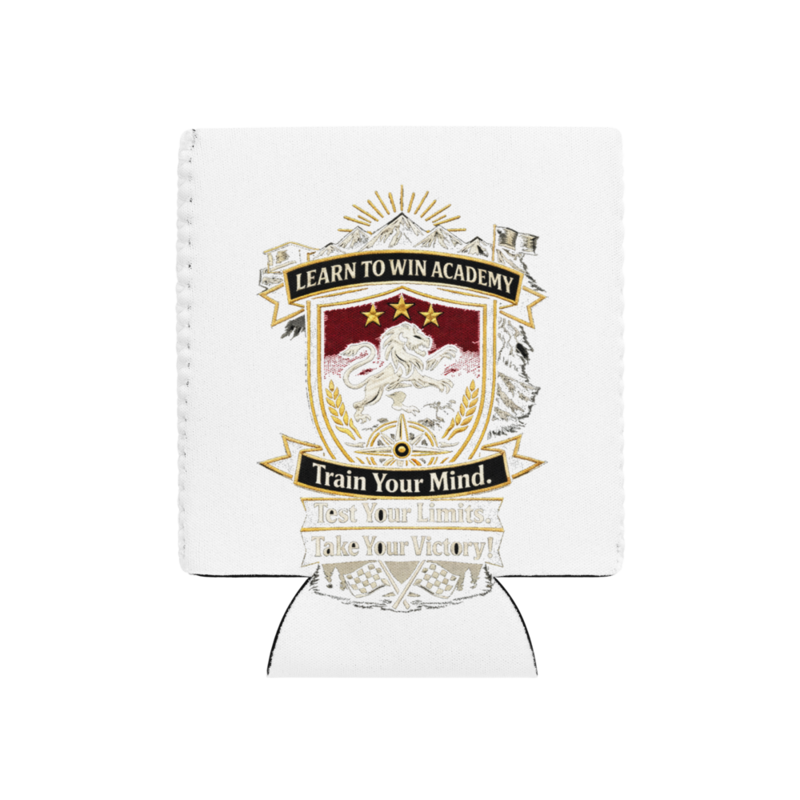 Learn To Win Academy | LTW Shield logo | Can Cooler
