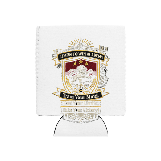 Learn To Win Academy | LTW Shield logo | Can Cooler