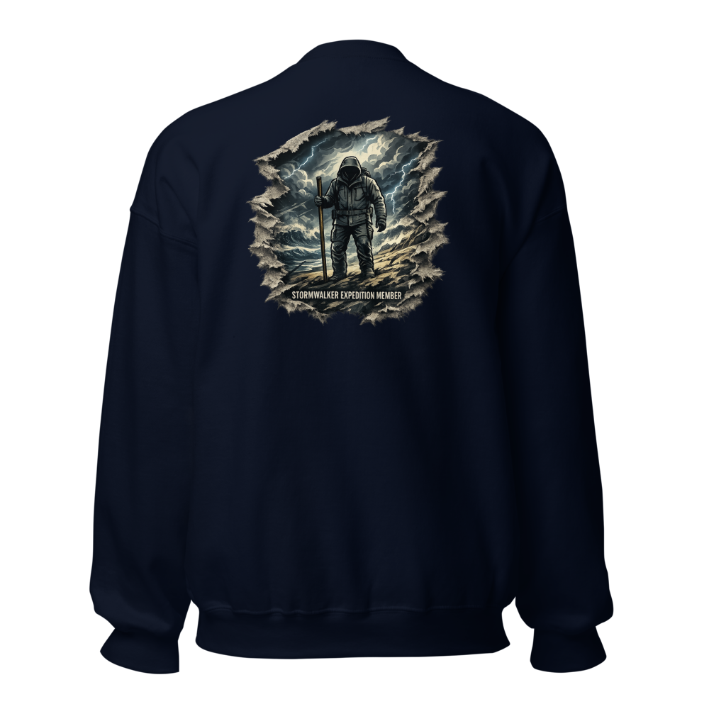 Stormwalker Outpost — Outpost Medallion Crewneck — Back (Navy)