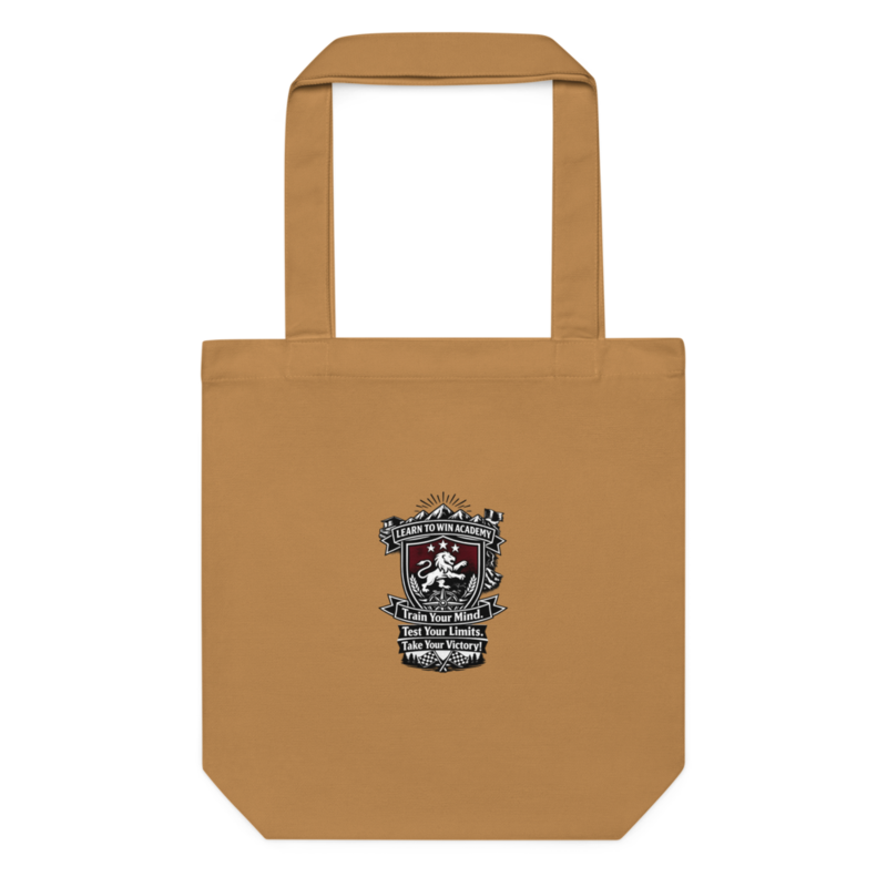 LTW TrainYourMind badge Cotton Tote Bag