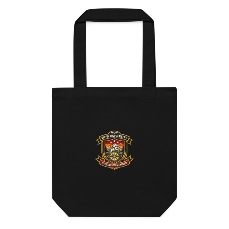 WOWU ExpeditionMember badge Cotton Tote Bag