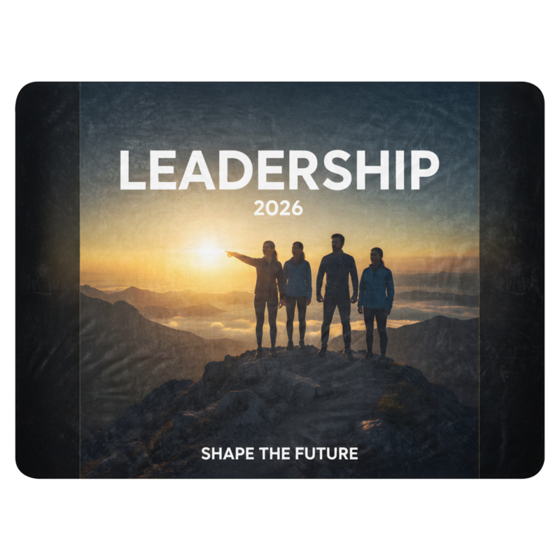 WOW | Leadership 2026 | Sublimated Sherpa Blanket